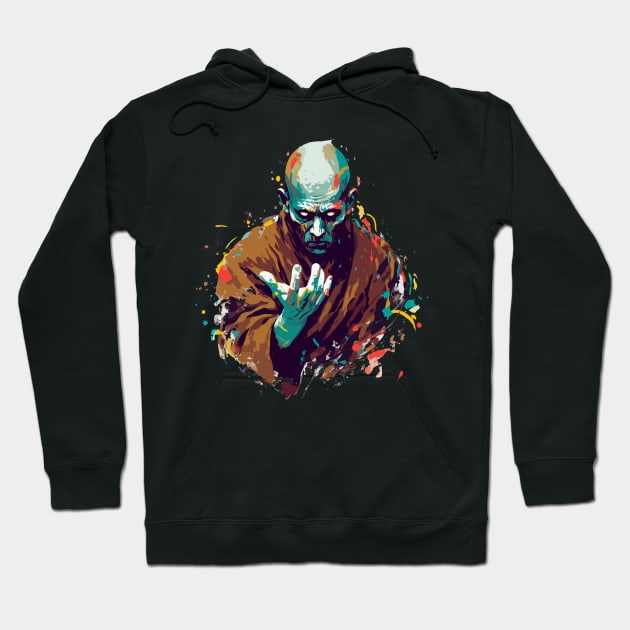 Creepy monk fantasy Hoodie by Evgmerk